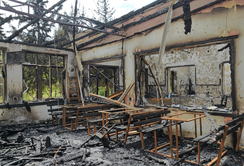 Siyəzəndə restoran yanıb
