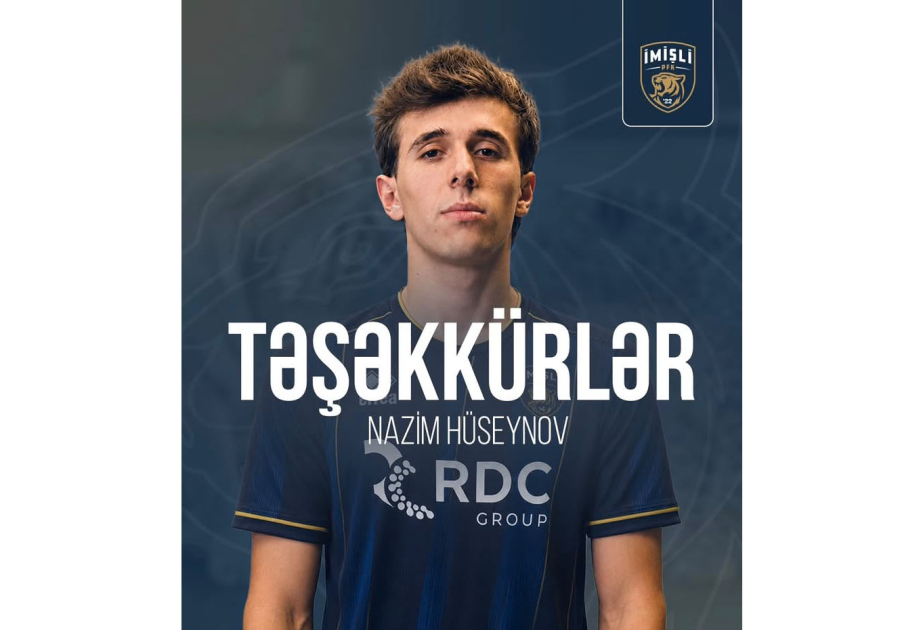 “İmişli” gənc futbolçusu ilə vidalaşıb