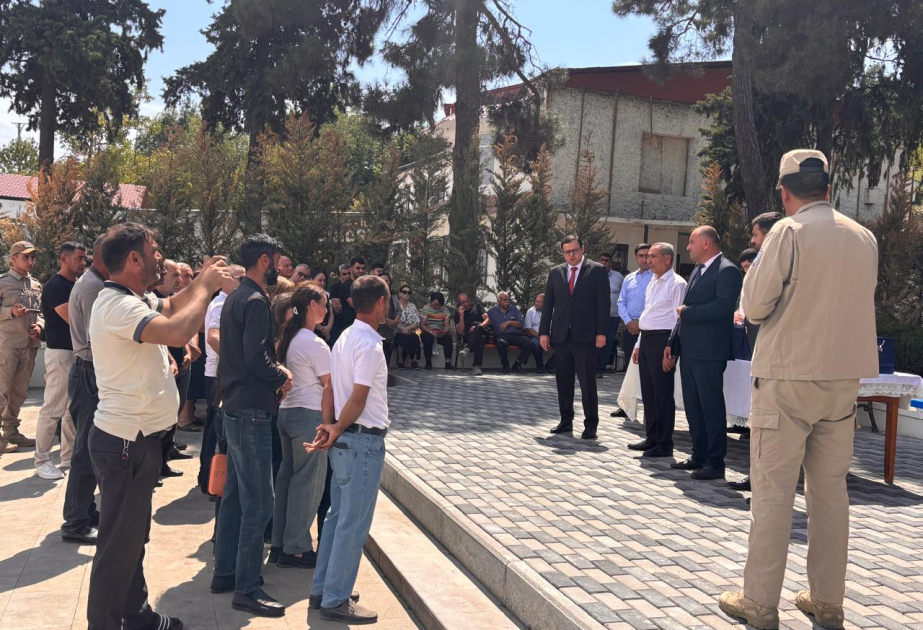 Güneyxırman və Quzeyxırman kəndlərinə köçən ailələrə evlərinin açarları təqdim olunub - YENİLƏNİB