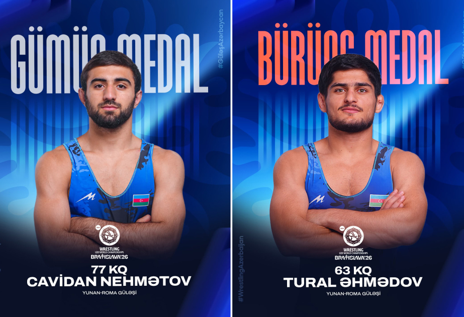Azərbaycan güləşçiləri dünya çempionatına iki medalla start veriblər