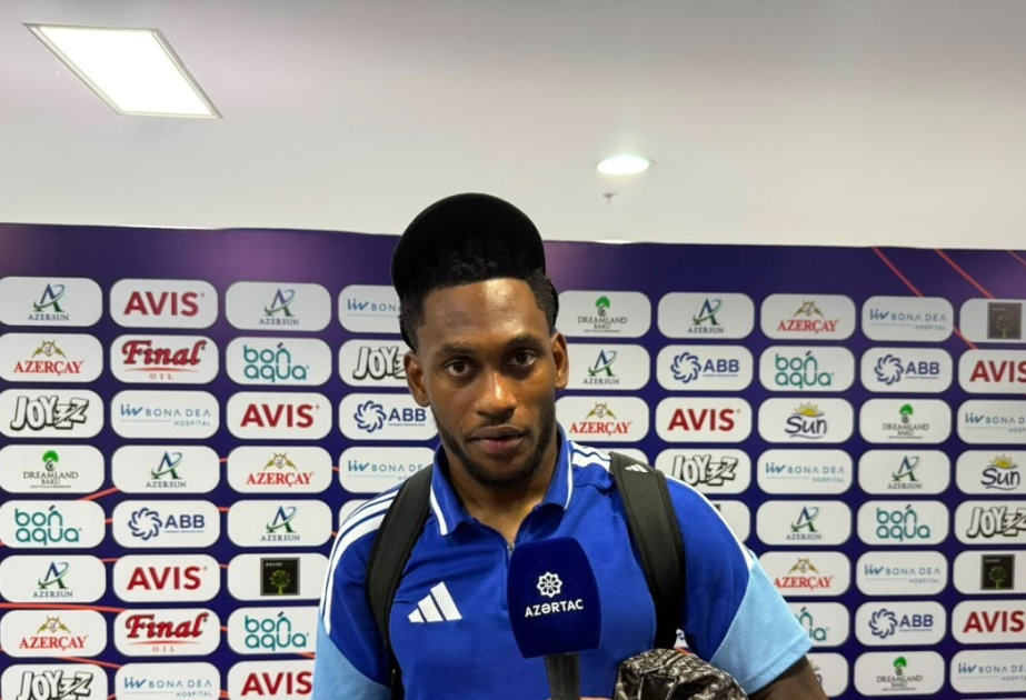 Qarabağ-Spieler Renaldo Cephas. „Zoubirs Abgang ist ein großer Verlust für uns“