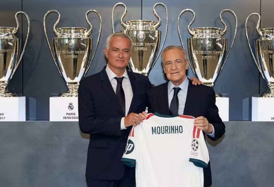 “Real Madrid” Joze Mourinyonu ictimaiyyətə təqdim edib