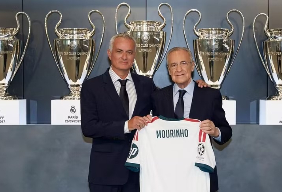 Mourinho formally unveiled by Real Madrid behind closed doors