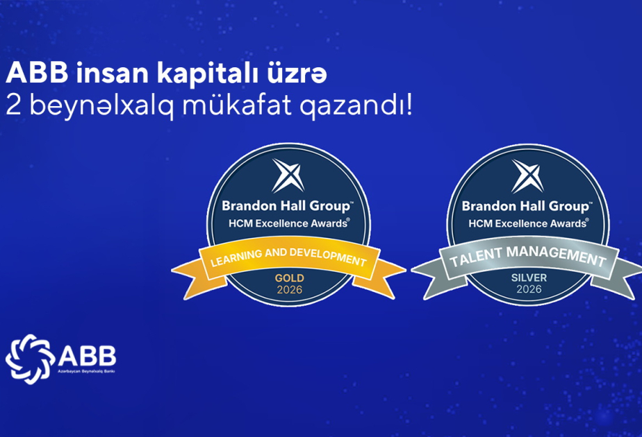 ®  ABB insan kapitalının idarə olunması sahəsində daha 2 nüfuzlu beynəlxalq mükafat qazandı