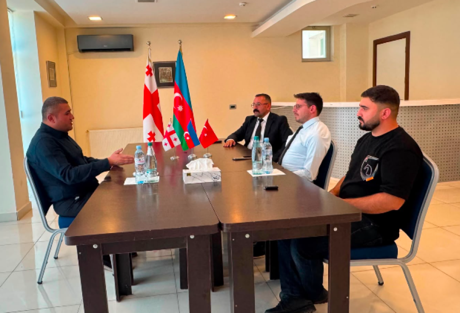 Türkiyənin “Maarif” Məktəblərinin nümayəndələri Marneulidə “Azərbaycan Evi”ndə olublar