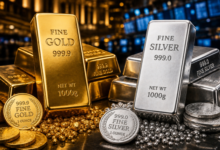 Goldpreis sinkt, Silberpreis steigt an den Börsen