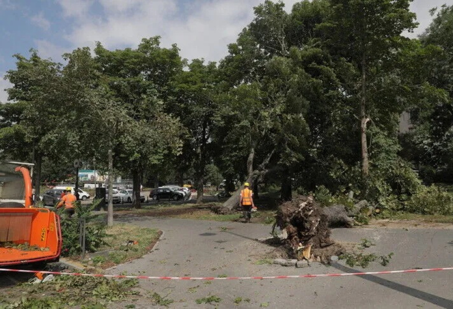 Fransada tufan olub, 26 min ev elektrik enerjisiz qalıb