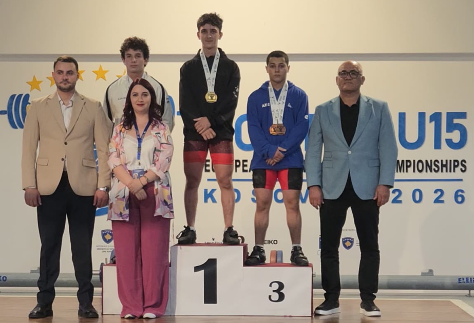 Azərbaycan ağırlıqqaldıranı Avropa birinciliyində 3 bürünc medal qazanıb