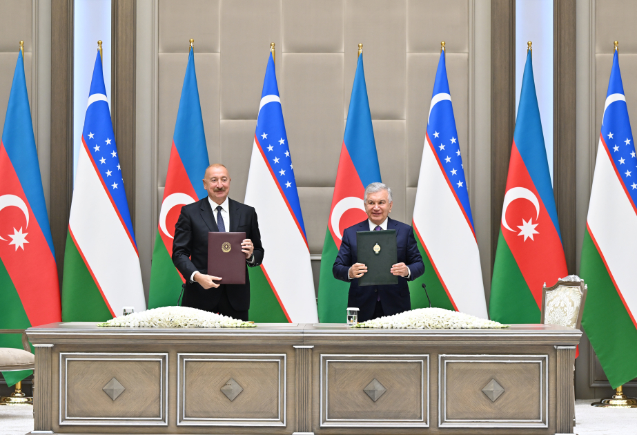 Daşkənddə Azərbaycan-Özbəkistan sənədlərinin imzalanması və mübadiləsi mərasimi olub  YENİLƏNƏCƏK