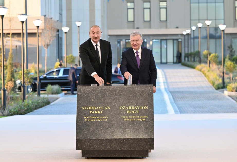 Colocan la primera piedra del parque «Azerbaiyán» en Nueva Taskent