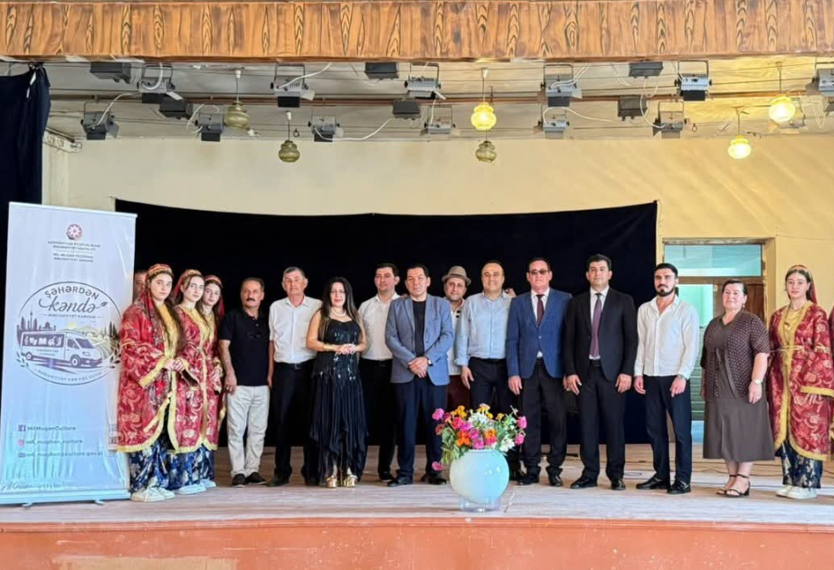 Mil-Muğan regionunda “Şəhərdən kəndə mədəniyyət karvanı” layihəsinə start verilib