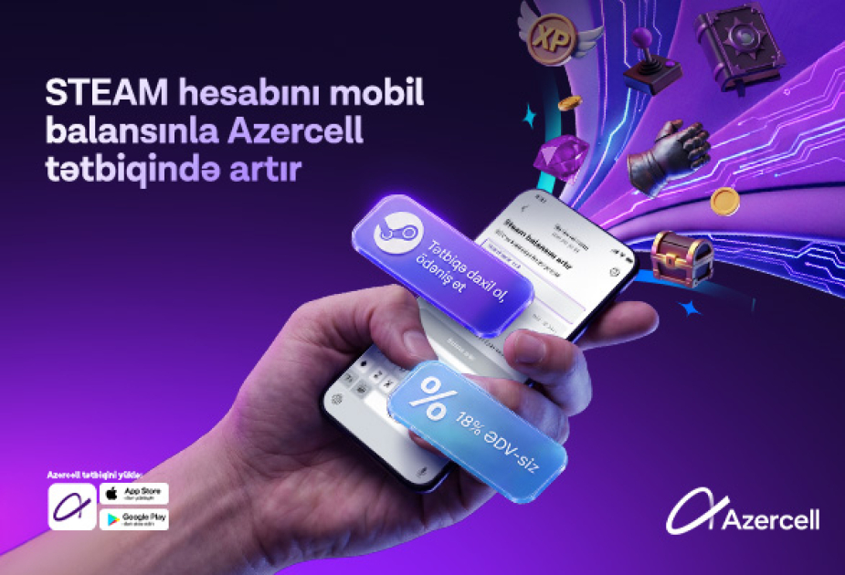® Azercell запускает эксклюзивное сотрудничество с популярной игровой платформой Steam