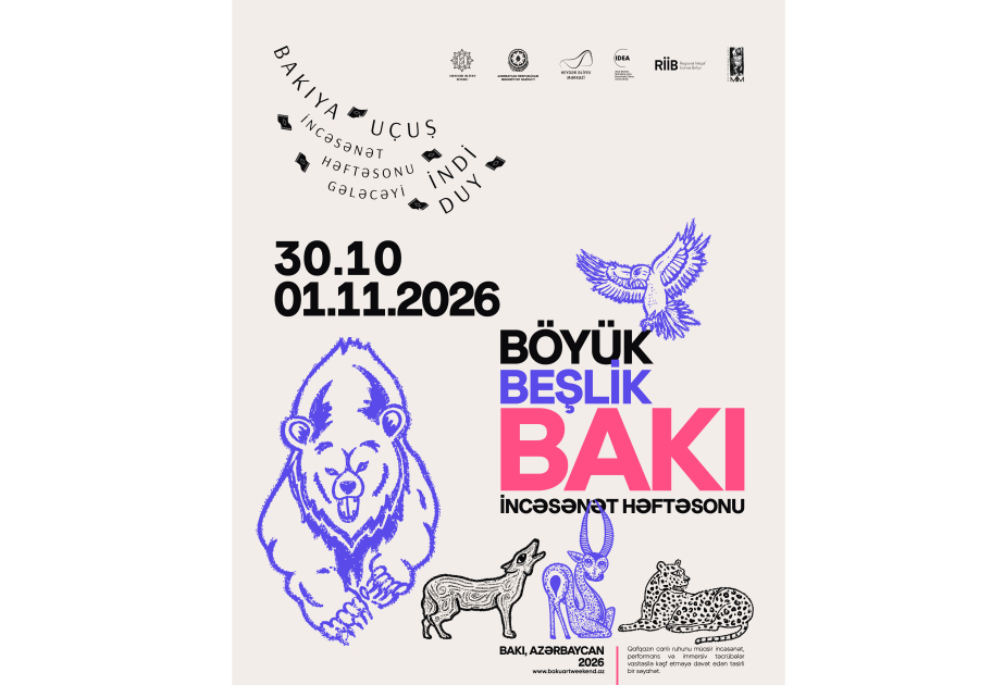 Bakı “Fly to Baku. Art Weekend. Sense the Future NOW” festivalına ev sahibliyi edəcək