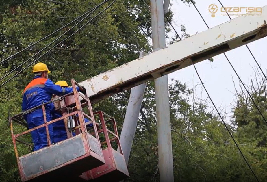 “Azərişıq” Ağdərənin elektrik təsərrüfatını yenidən qurur