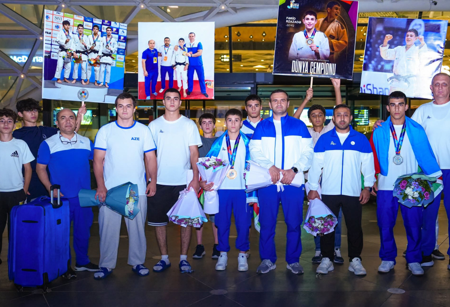 Aserbaidschanische Judo-Nationalmannschaft kehrt mit zwei Medaillen zurück