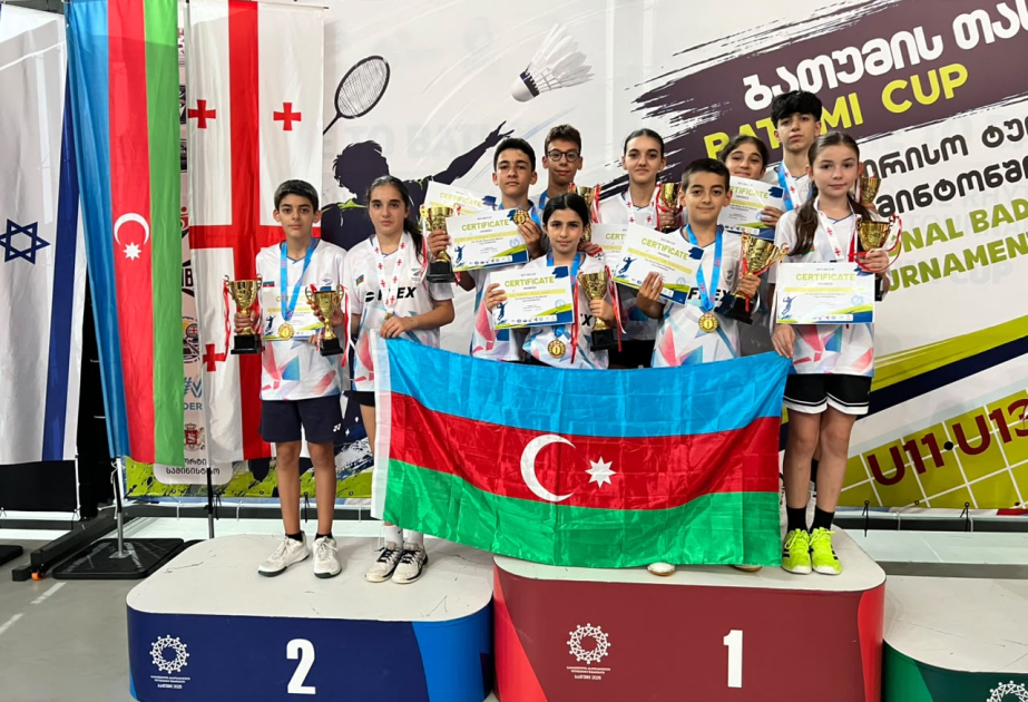 Azərbaycan badmintonçuları beynəlxalq turnirdə 17 medal qazanıblar