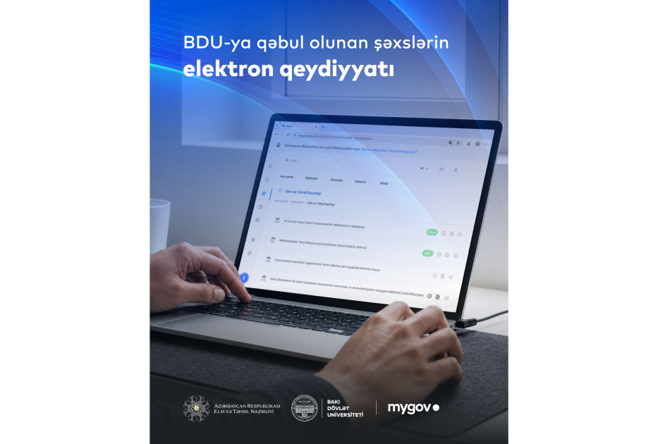 Bakı Dövlət Universitetinə tələbə qəbulu üçün qeydiyyat “mygov” üzərindən aparılacaq
