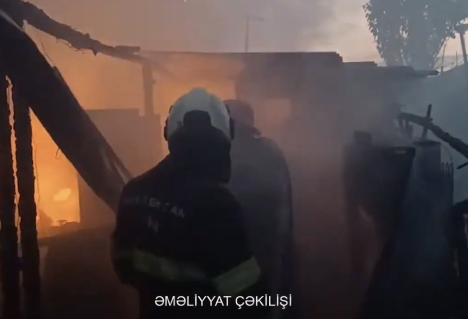 Bakıda yanğın baş verib, 1 nəfər ölüb VİDEO