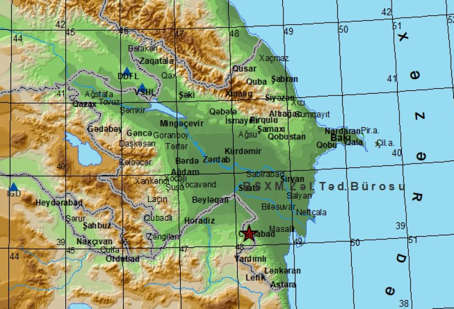 Cəlilabad rayonunda zəlzələ baş verib