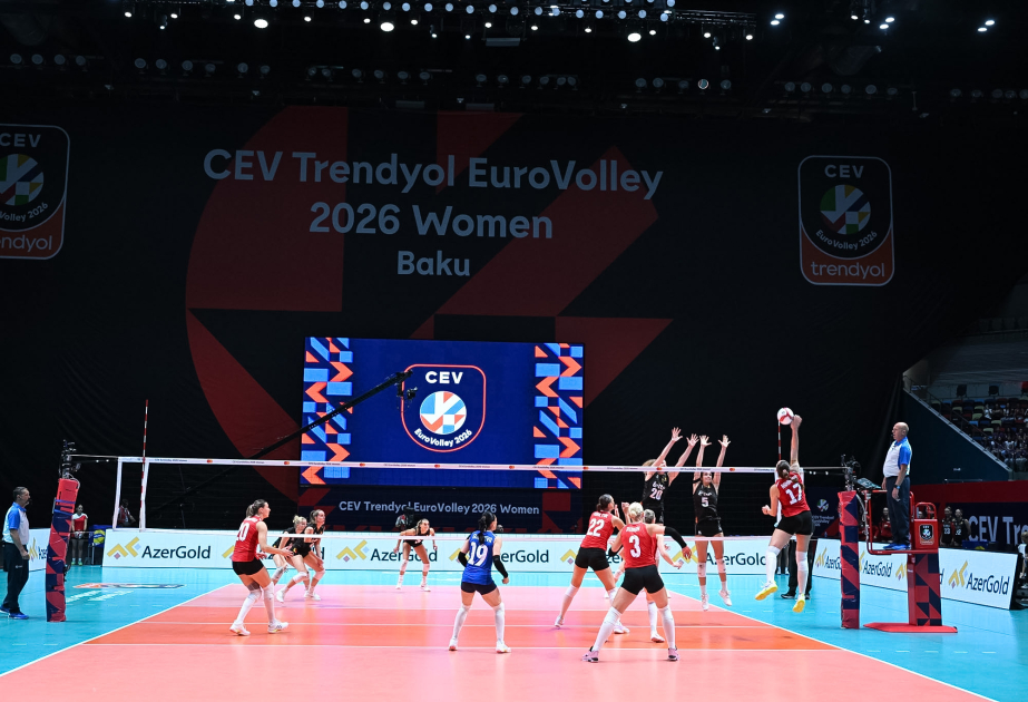 Voleybol üzrə Azərbaycan millisi Avropa çempionatında ilk məğlubiyyətini alıb