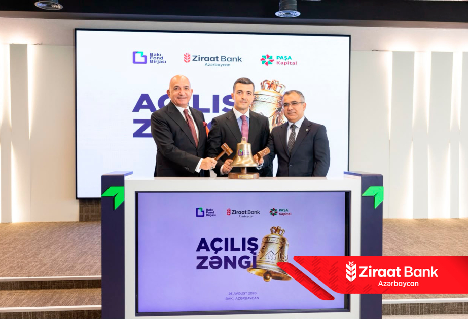 ® “Ziraat Bank Azərbaycan”ın ilk istiqraz emissiyası üçün “Açılış Zəngi” çalınıb