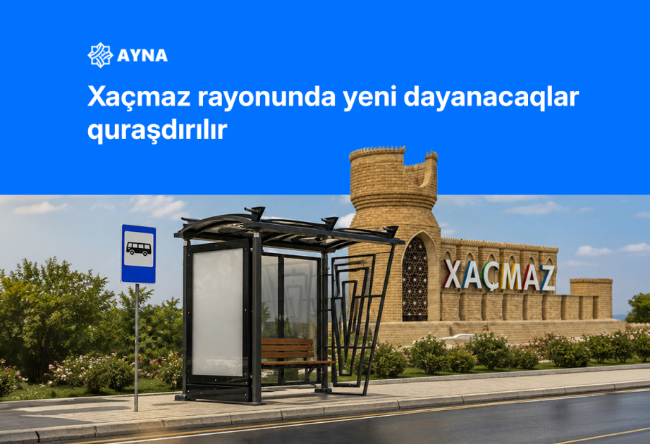 Xaçmaz rayonunda yeni dayanacaq pavilyonları quraşdırılır