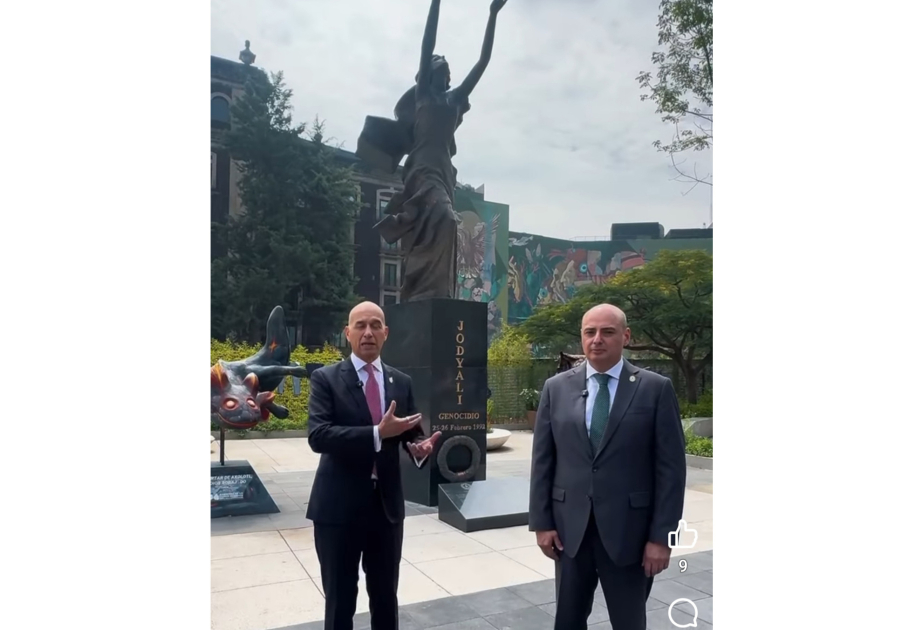 Video surveillance installed at site of Khojaly monument in Mexico