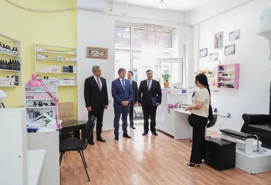 Qəbələdə özünüməşğulluq proqramı üzrə qurulmuş təsərrüfatlara, günərzi qayğı və reabilitasiya mərkəzlərinə baxış olub