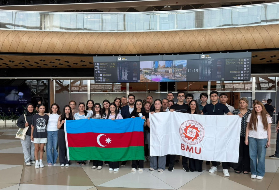 BMU-nun 37 tələbəsi ikili diplom proqramı çərçivəsində Çinə yola salınıb