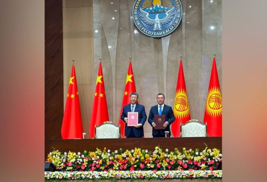 Qırğızıstan və Çin əbədi mehriban qonşuluq, dostluq haqqında müqavilə imzalayıb