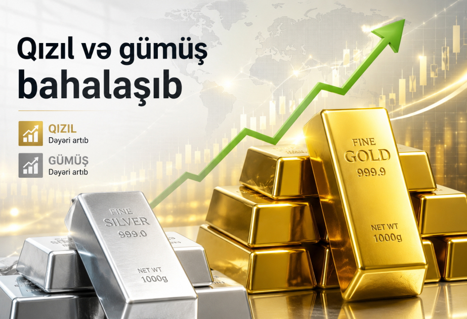 Qızıl və gümüş bahalaşıb VİDEO