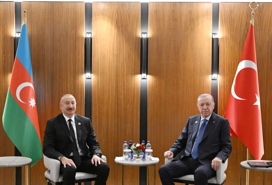 President Ilham Aliyev met with President of Türkiye Recep Tayyip Erdoğan in Bishkek VIDEO