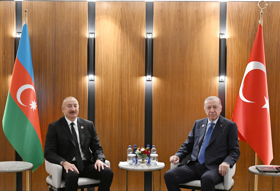 Präsident Ilham Aliyev trifft in Bischkek türkischen Präsidenten Recep Tayyip Erdoğan AKTUALISIERT VIDEO