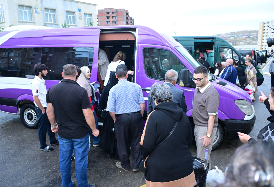 Grand retour : 117 familles partent pour la ville d’Aghdam