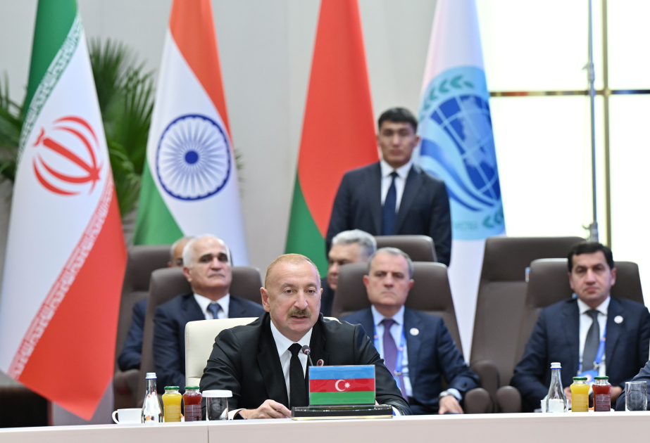 President Ilham Aliyev addressed SCO Plus format meeting VIDEO