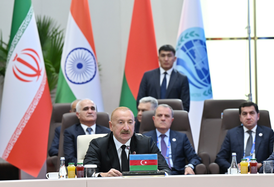 Präsident Ilham Aliyev spricht bei Treffen im „SCO-Plus“-Format  AKTUALISIERT VIDEO