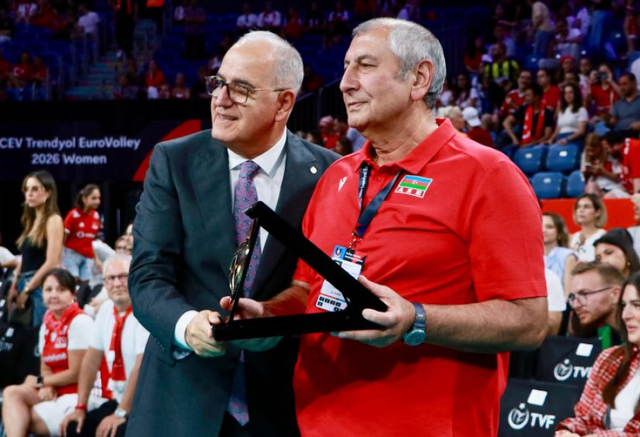 Faiq Qarayev Türkiyə Voleybol Federasiyası tərəfindən mükafatlandırılıb
