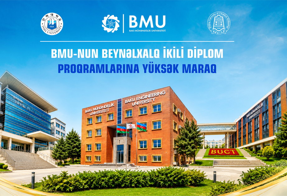 BMU-nun üç ikili diplom proqramı üzrə qəbul planı tam yerinə yetirilib