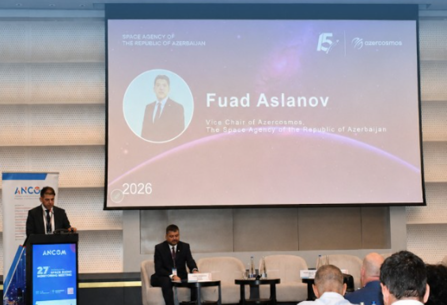 “Azərkosmos”un qlobal kosmik ekosistemdə rolu Rumıniyada beynəlxalq simpoziumda təqdim olunub