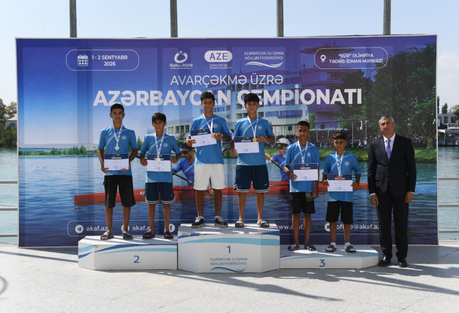 Avarçəkmə və kanoe üzrə Azərbaycan çempionatına yekun vurulub