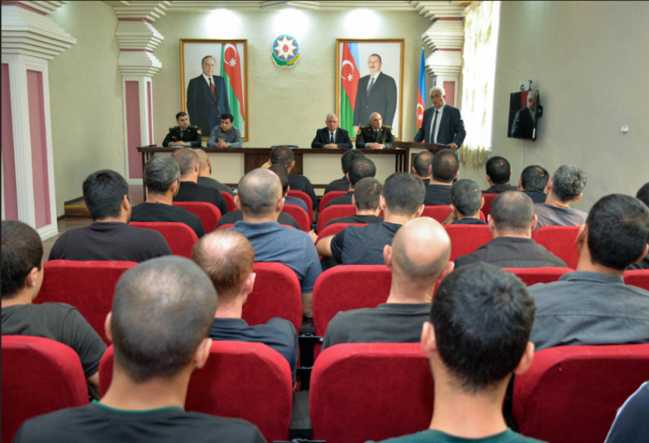 Məhkumlar üçün narkomaniya əleyhinə maarifləndirmə görüşü təşkil edilib