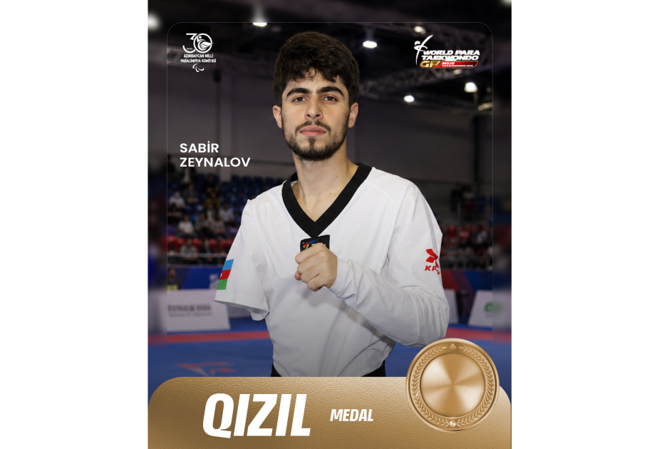 Azərbaycan parataekvondoçusu Qran-Pridə qızıl medal qazanıb