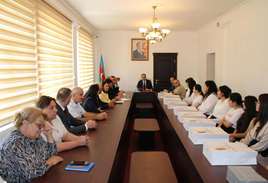 Balakəndə ali məktəblərə qəbul olunan məzunlarla görüş keçirilib