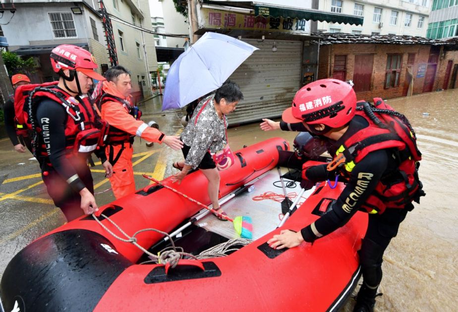 599,000 evacuated over rainstorms in east China province