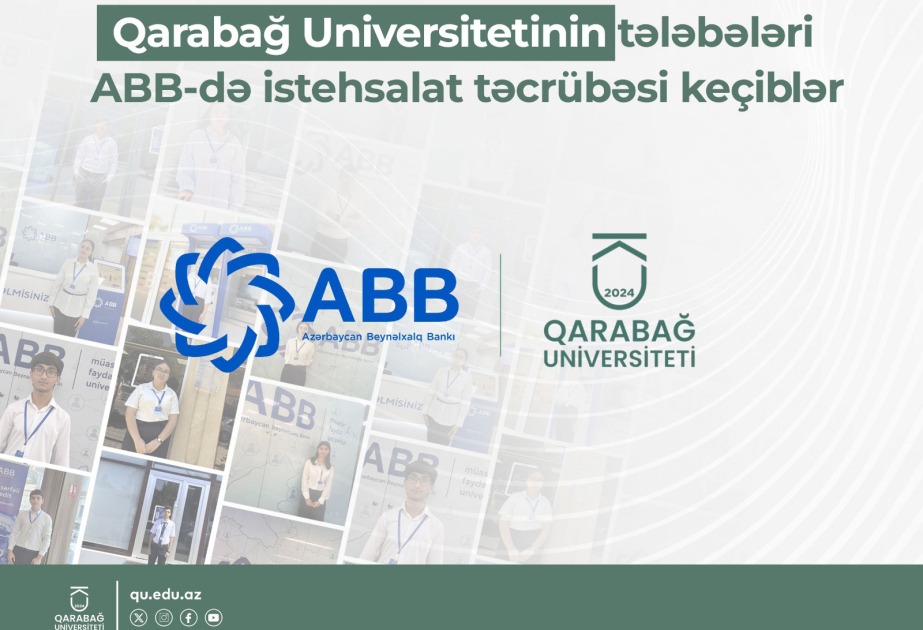 ABB-nin təcrübə proqramında Qarabağ Universitetinin 61 tələbəsi iştirak edib