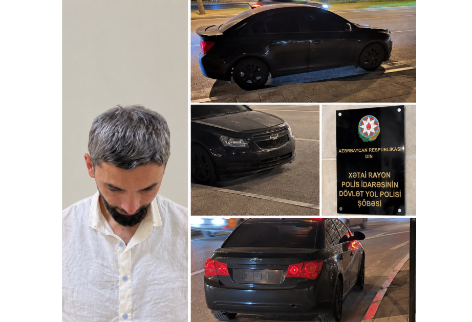 Narkotikin təsiri altında maşın sürən şəxs həbs edilib