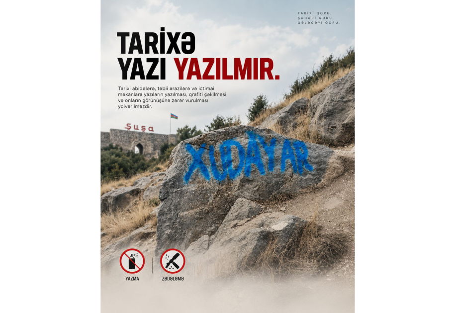Cavid İsmayıl: Vətən sevgisi onun daşına yazmaqda deyil, daşını qorumaqdadır