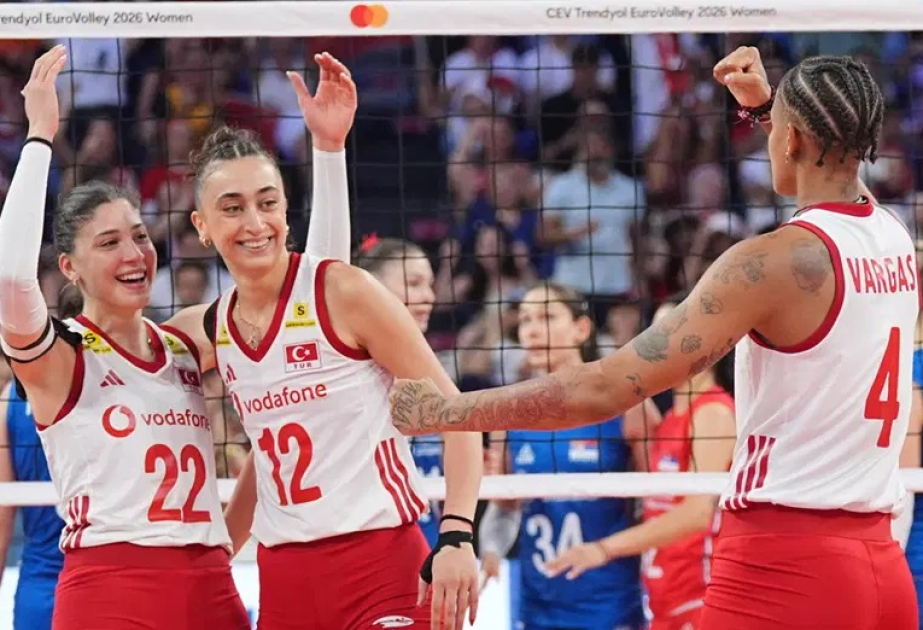 Voleybol üzrə Türkiyə millisi ardıcıl 2-ci dəfə Avropa çempionu olub