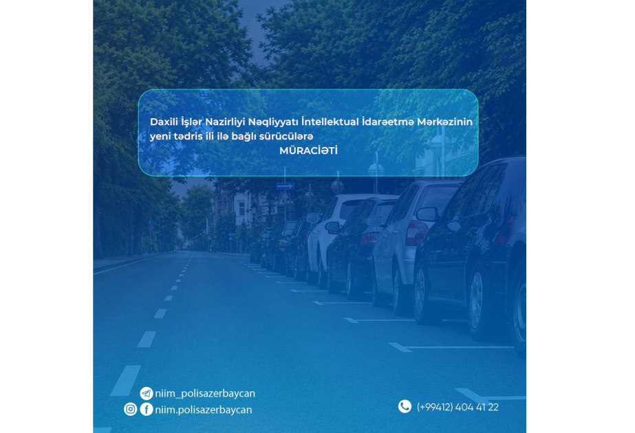 NİİM yeni tədris ili ilə bağlı valideyn və tələbələrə müraciət edib