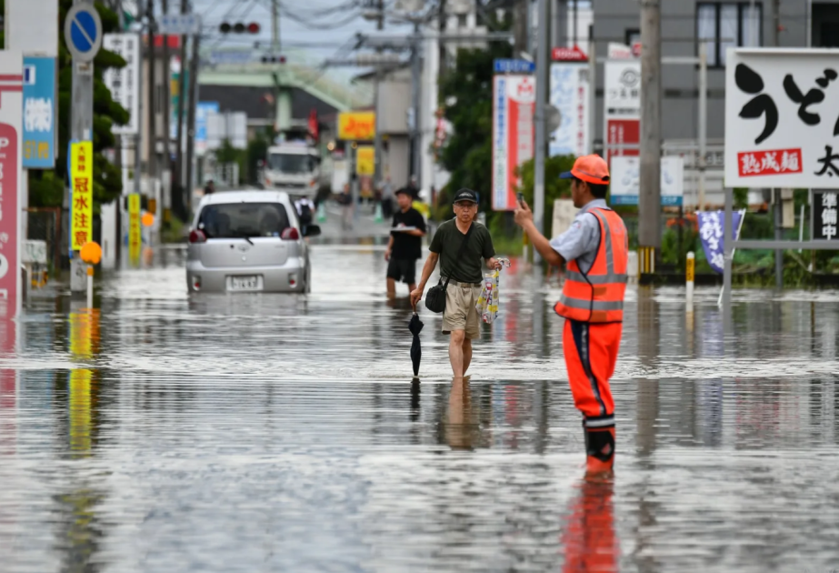 Heavy rain lashes Japan as weather agency warns of landslides, rainbands